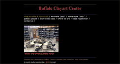Desktop Screenshot of buffaloclayart.com